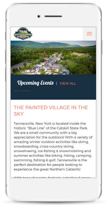 Discover Tannersville Mobile Homepage